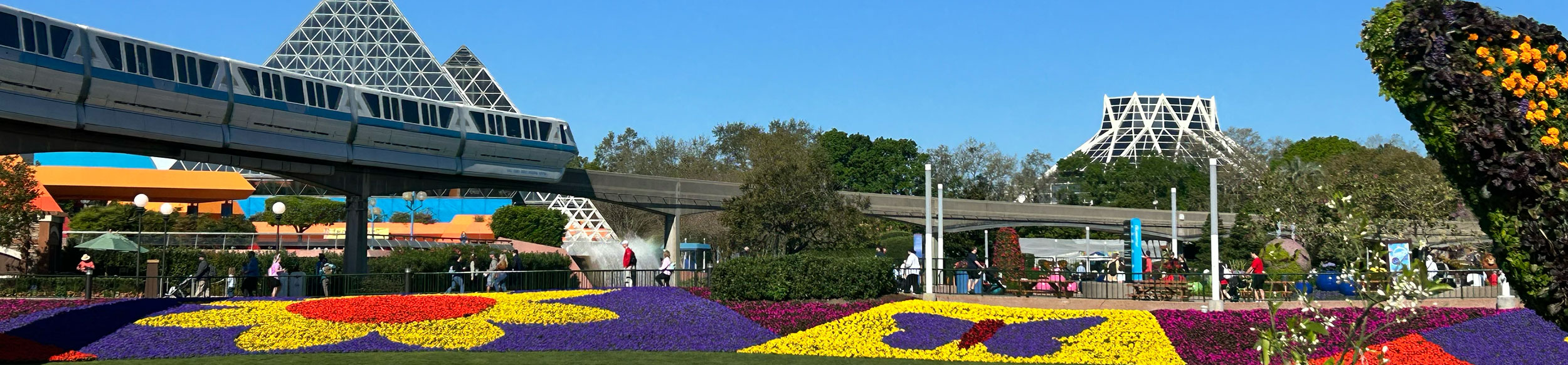Epcot during the Flower and Garden Festival