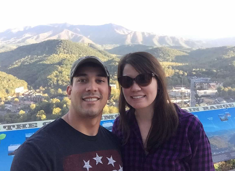 Couple in Gatlinburg